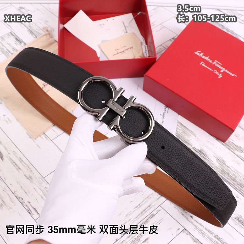 Ferragamo belt 35mmX105-125cm 8L134